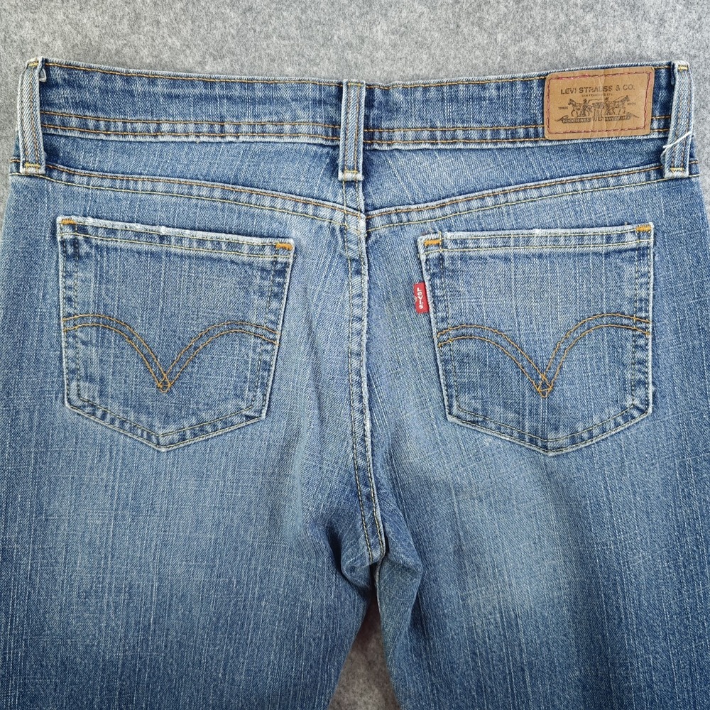 Levis 518 Superlow Bootcut Jeans Women's 7L 31x32 Mid Rise Vintage Y2k Medium - Picture 13 of 15